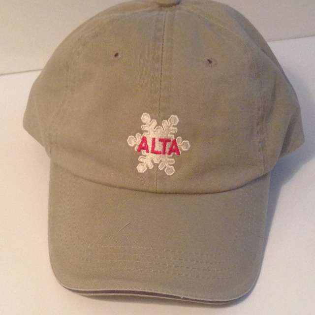 Khaki Cap with Alta Logo